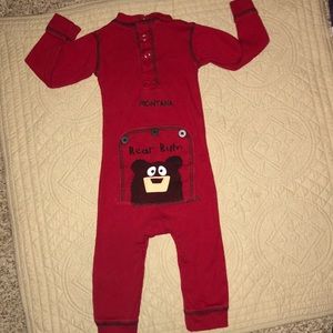 Flap jack one piece Montana pajama